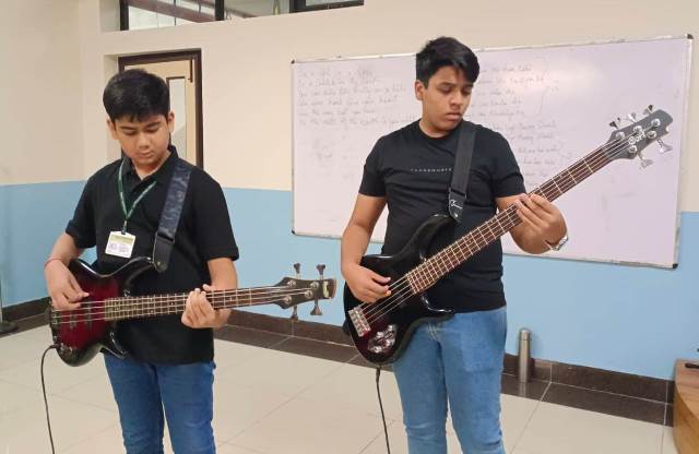 Bass Guitar Practice Session